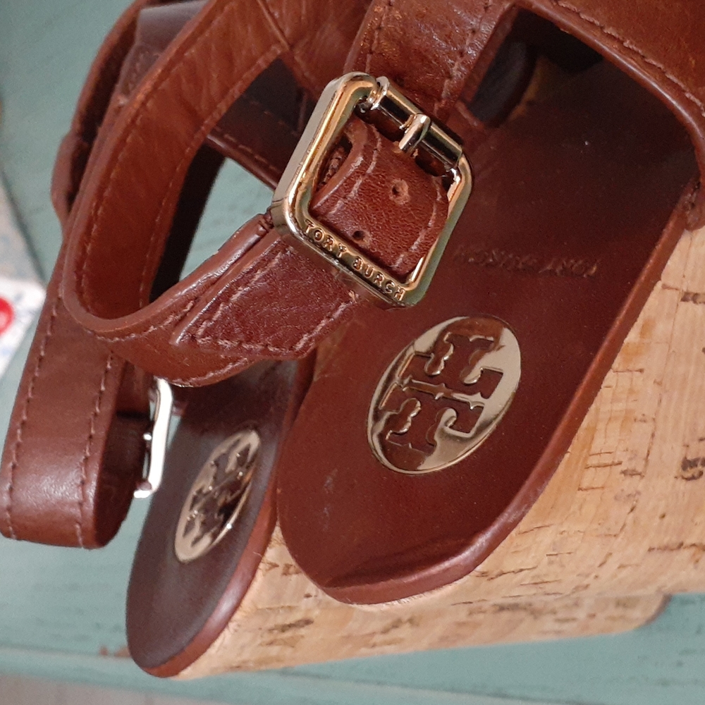 TORY BURCH WEDGES SZ 10 M - Picture 7 of 8